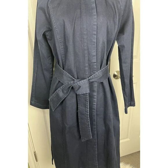H By Halston Women’s‎ Blue Denim Trench Dress Size 8 - Picture 3 of 12